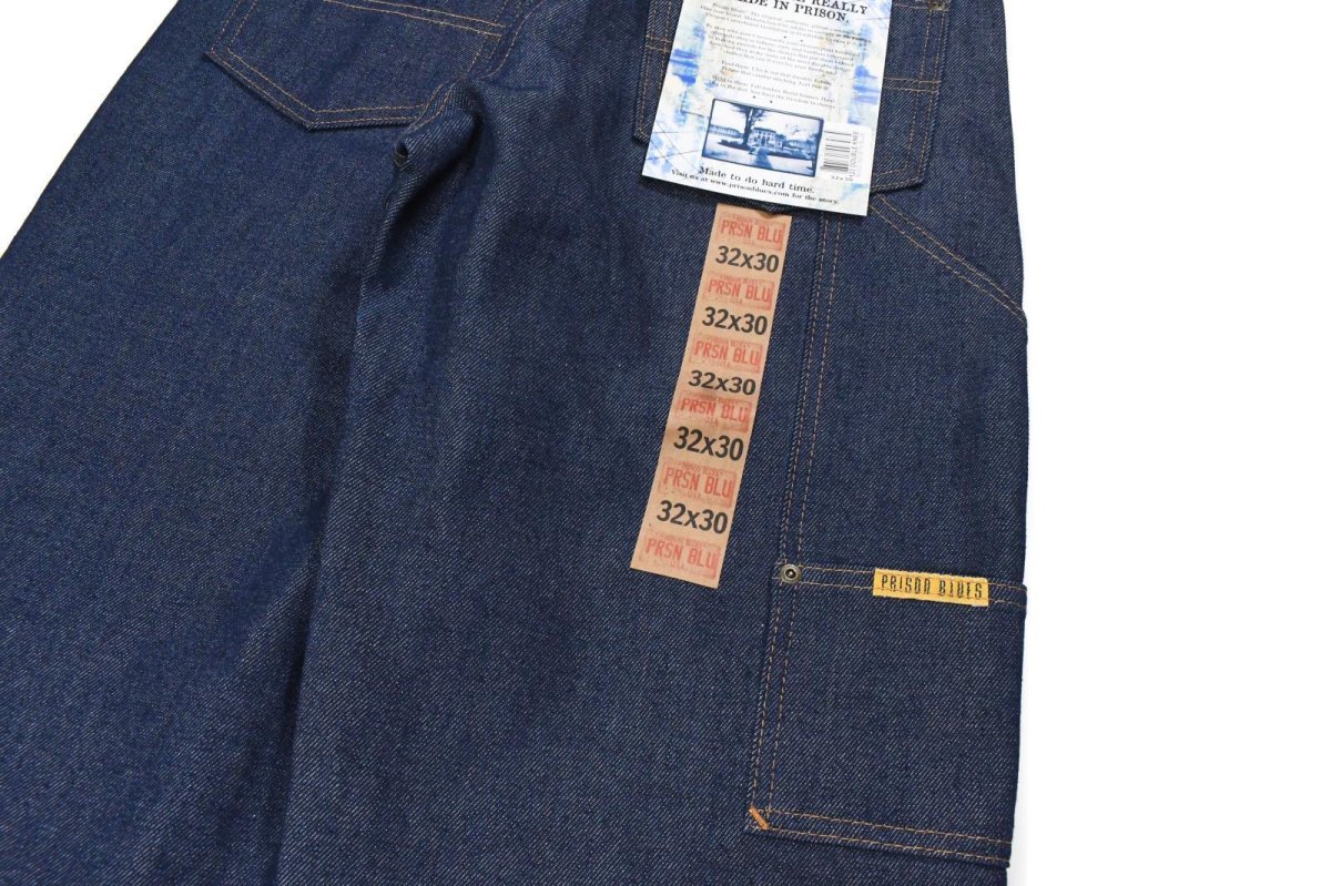 画像6: Prison Blues Double Knee Denim Work Jean Rigid プリズンブルース (6)