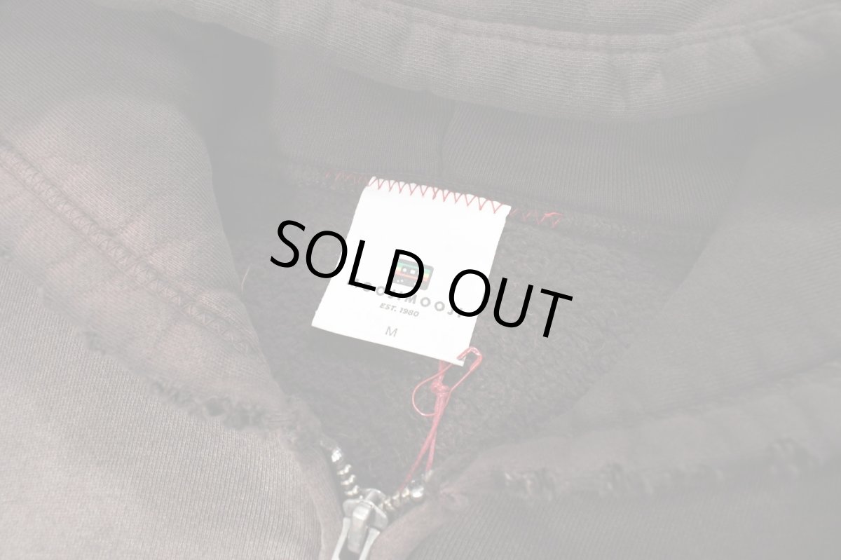 画像4: MOOJI MOOJI US Oversize Zip Up Hoodie Aged Brown (4)