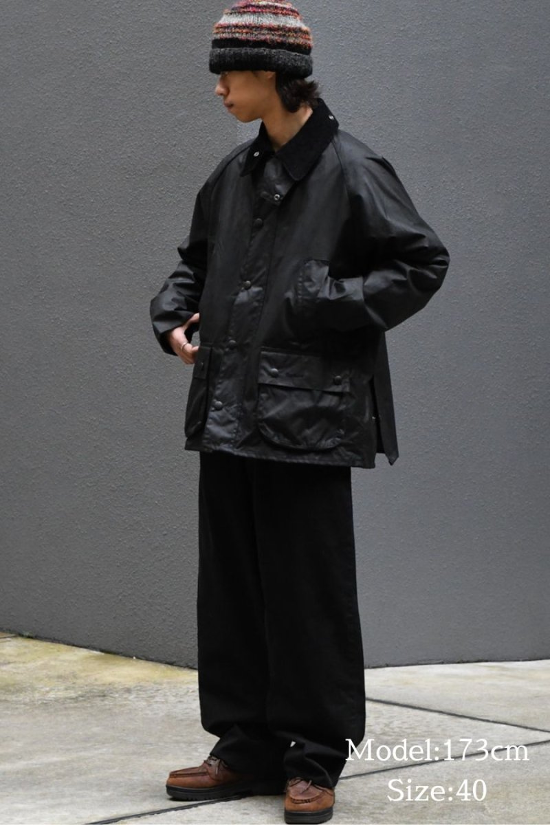 画像5: Barbour Bedale Wax Jacket Black バブアー 　 (5)