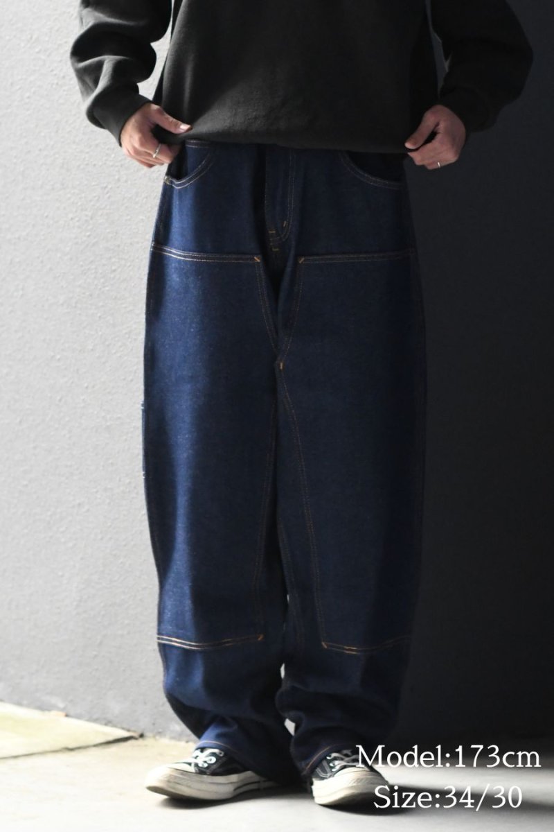 画像8: Prison Blues Double Knee Denim Work Jean Rigid プリズンブルース (8)