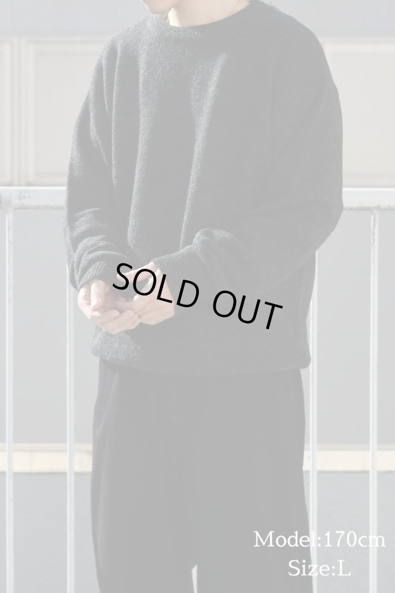 画像5: Pendleton Shetland Washable Wool Crewneck Knit Sweater Black Heather ペンドルトン (5)