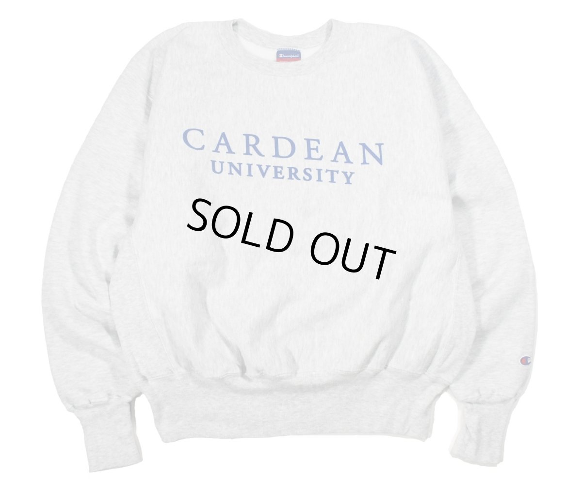 画像1: Deadstock Champion Reverse Weave Sweat Shirt "Cardean University" (1)