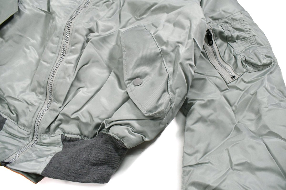 画像3: Deadstock GREENBRIER MA-1 Flight Jacket Sage made in USA (3)