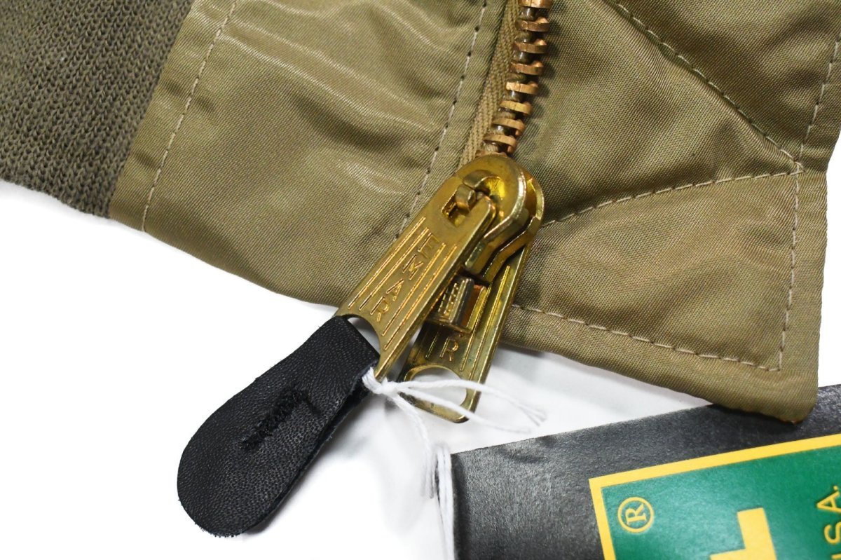 画像6: Deadstock GREENBRIER MA-1 Flight Jacket Gold made in USA (6)