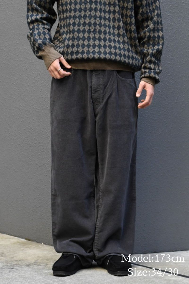 画像7: Deadstock Levi's 569 Corduroy Pants Charcoal リーバイス (7)