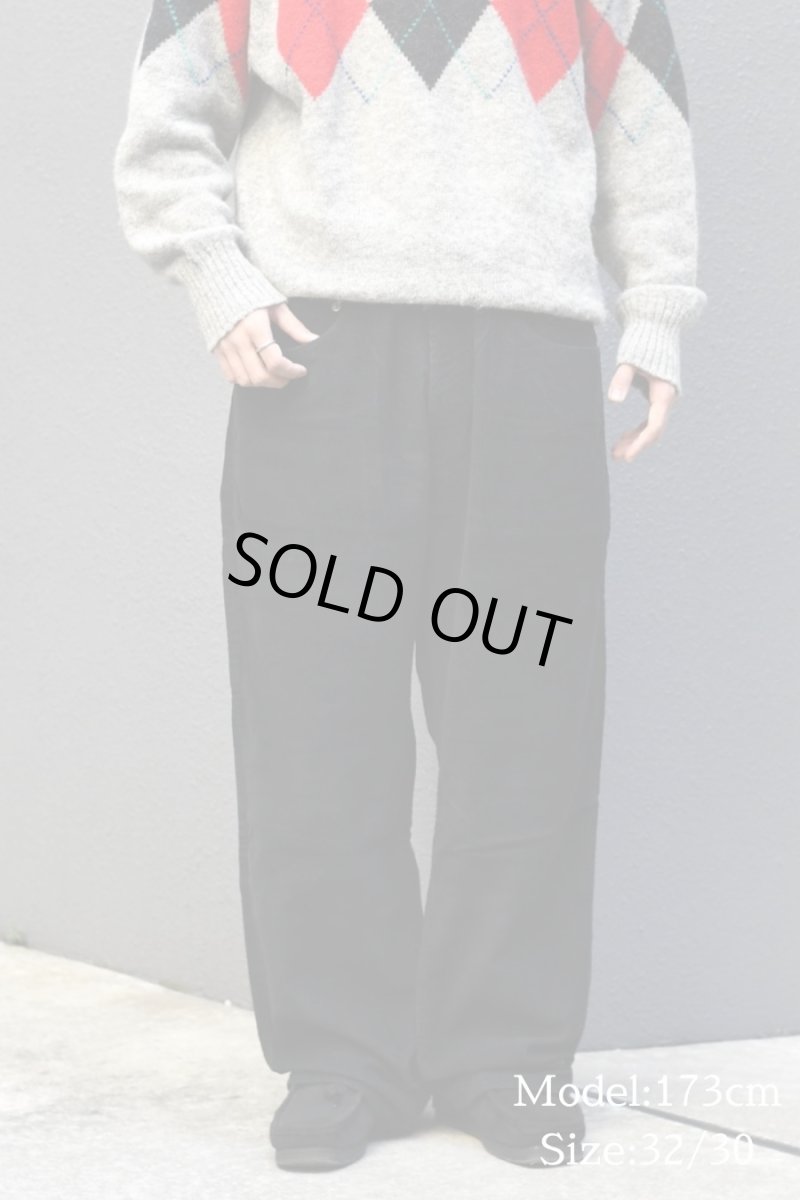 画像7: Deadstock Levi's 569 Corduroy Pants Black リーバイス (7)