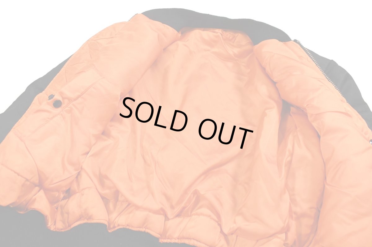 画像5: Deadstock Winfield International MA-1 Flight Jacket Black (5)