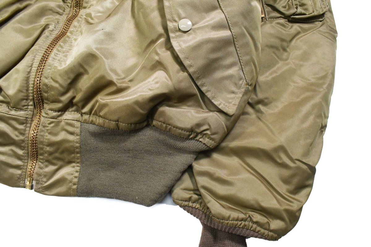 画像3: Deadstock GREENBRIER MA-1 Flight Jacket Gold made in USA (3)