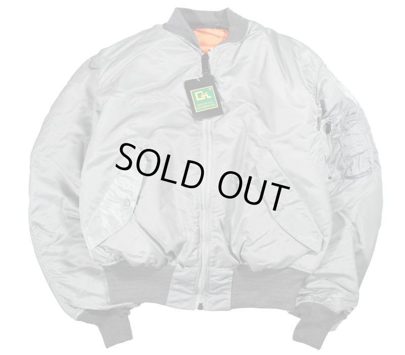 PHIGVEL ダメージ加工 ミリタリー ブルゾン MA-1 L MELTON MA-1 JACKET - GRAY - – TENG STORE OSAKA