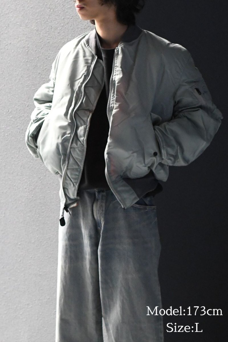 画像7: Deadstock GREENBRIER MA-1 Flight Jacket Sage made in USA (7)