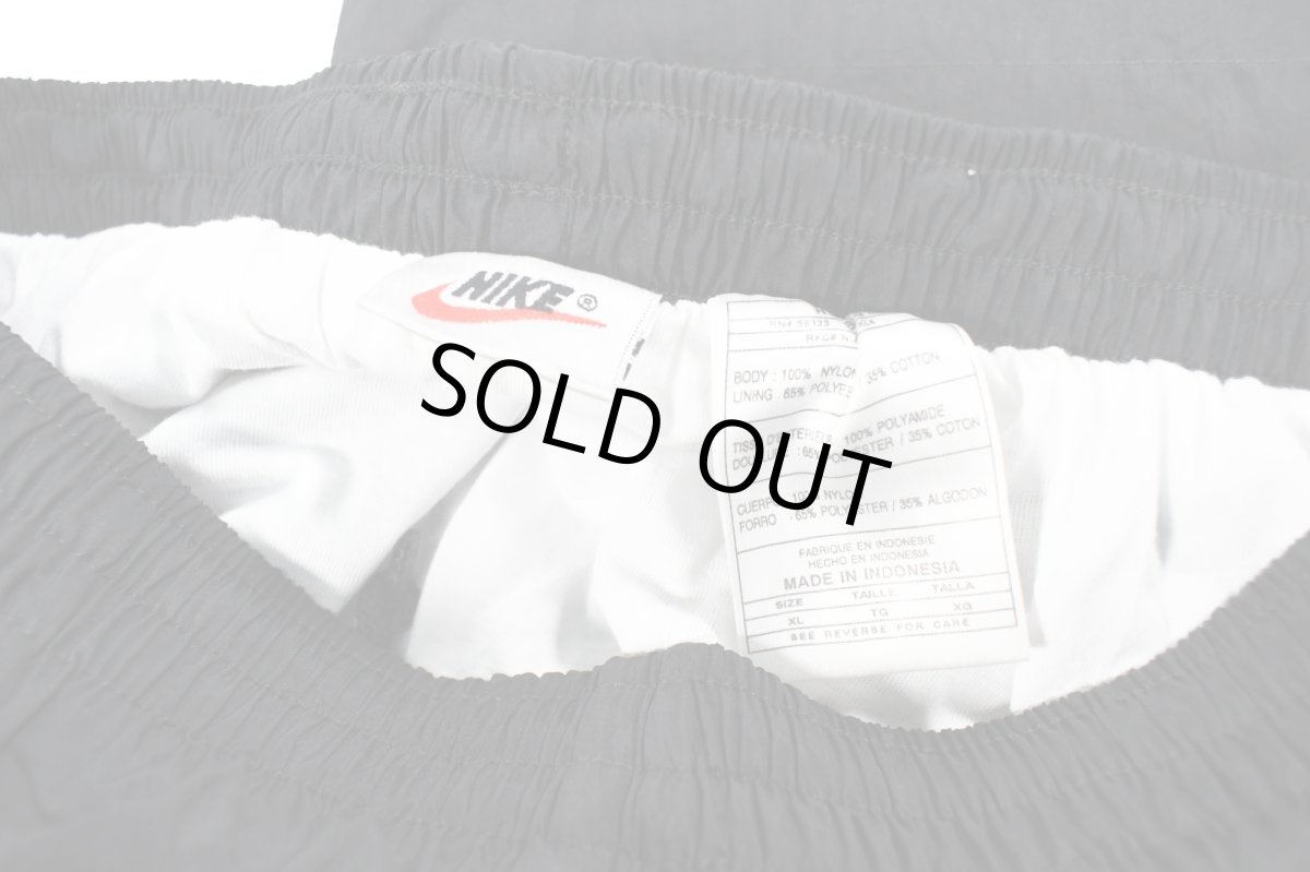 画像7: Deadstock Nike Nylon Track Pants Black (7)