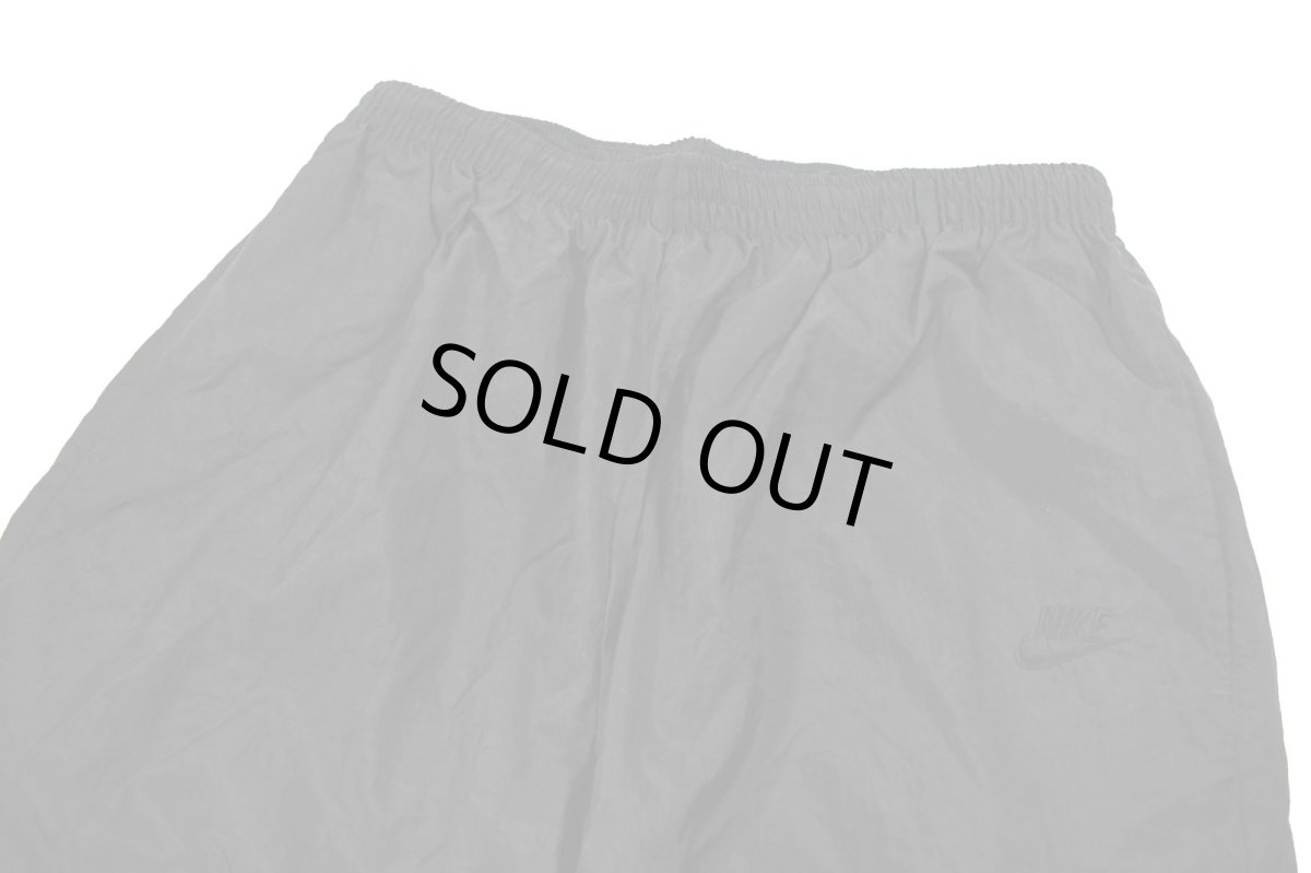 画像2: Deadstock Nike Nylon Track Pants Black (2)
