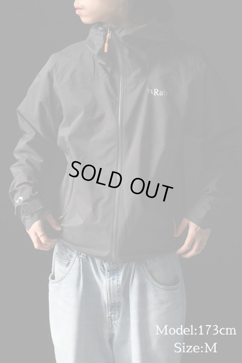 画像2: Rab Downpour Light Waterproof Jacket Anthracite (2)