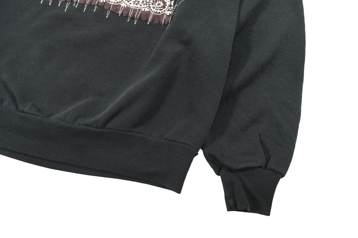 画像3: Used Jerzees Customized Sweat Shirt Black made in USA (3)