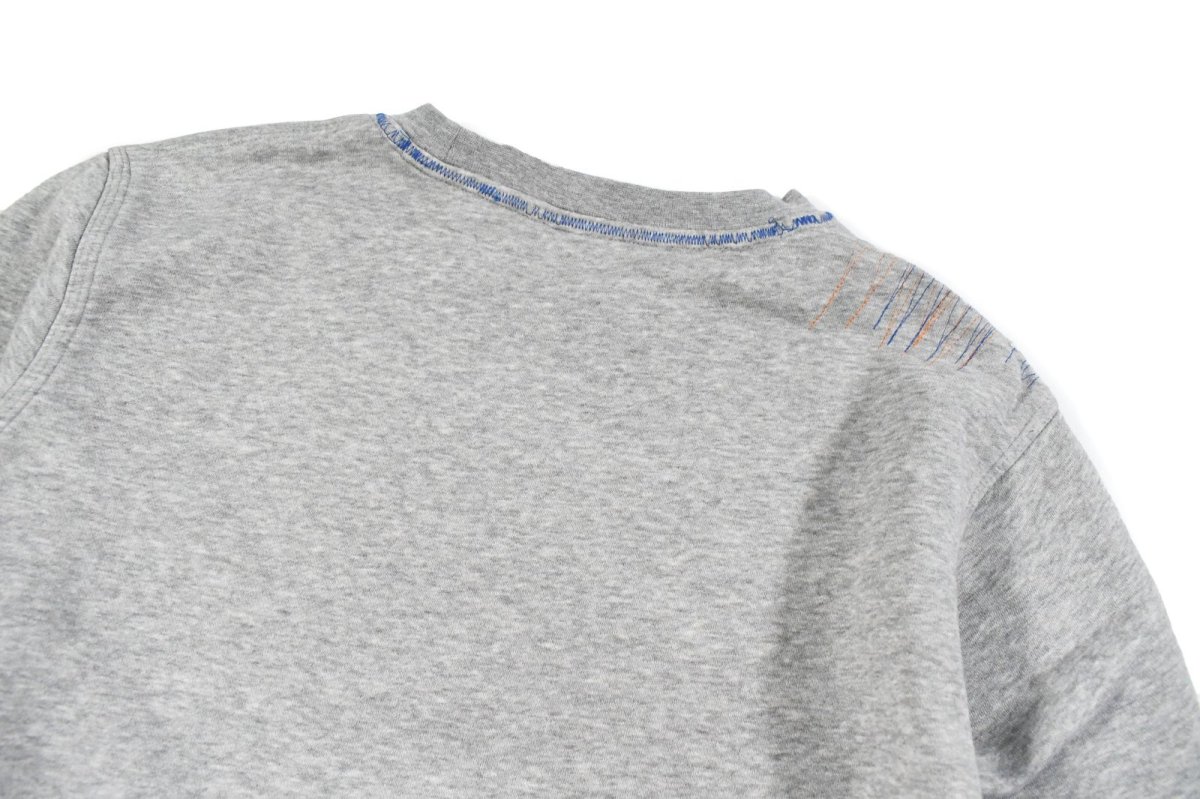 画像6: Used Nike Damaged Sweat Shirt Grey (6)