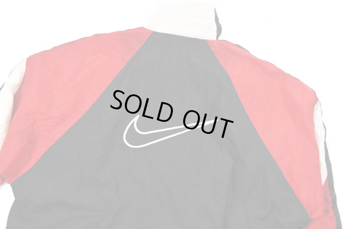 画像5: Deadstock Nike Nylon Jacket #176382 Black/Red (5)