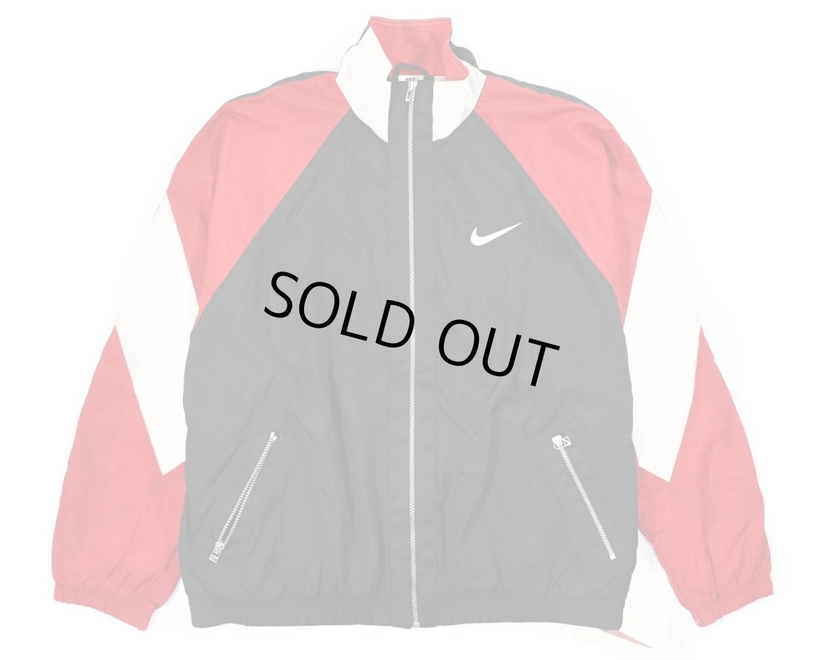 画像1: Deadstock Nike Nylon Jacket #176382 Black/Red (1)