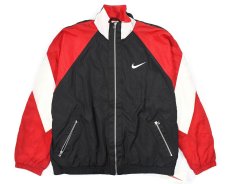画像1: Deadstock Nike Nylon Jacket #176382 Black/Red (1)