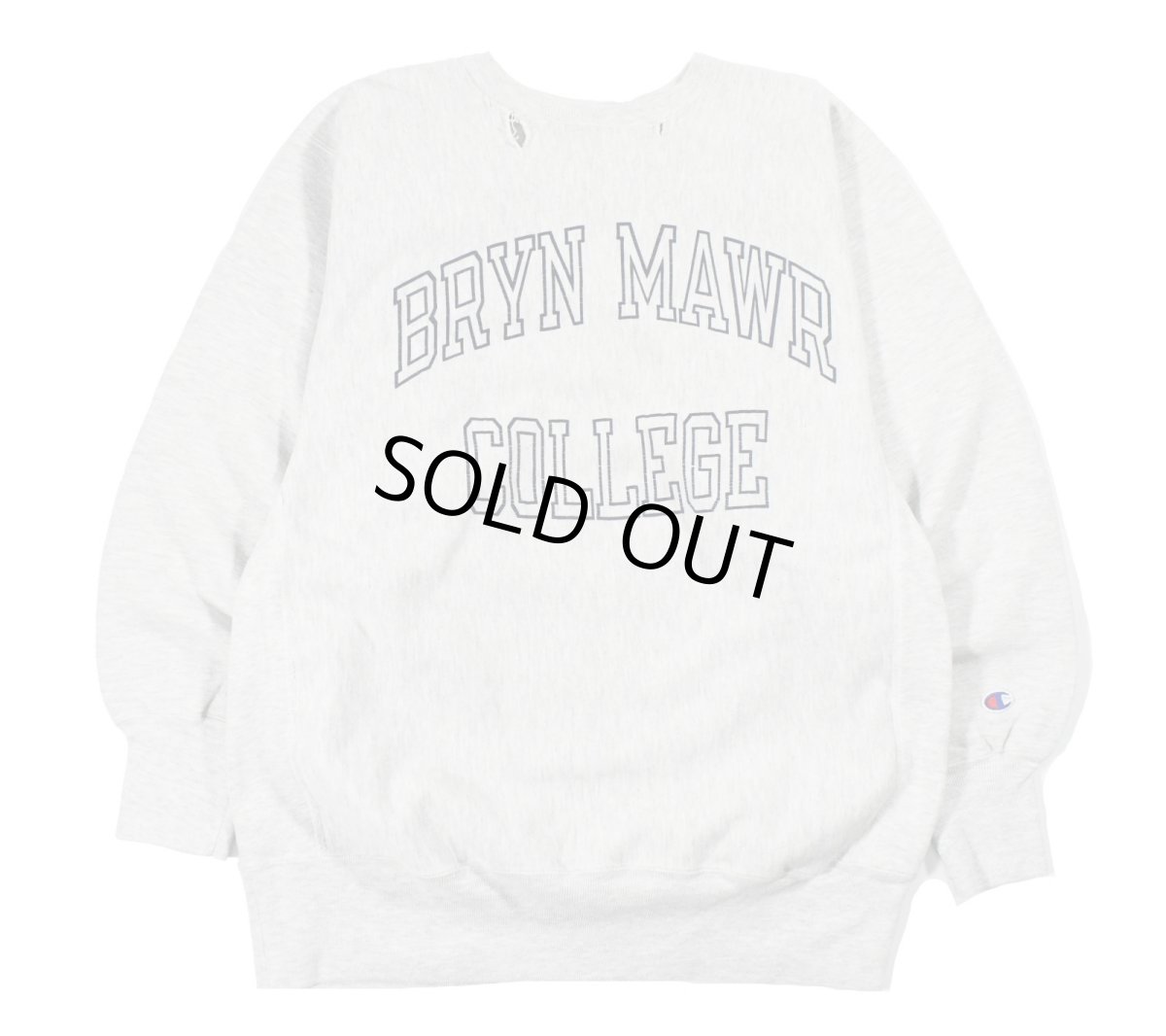 画像1: 90s Used Champion Reverse Weave Sweat Shirt "Bryn Mawr College" (1)