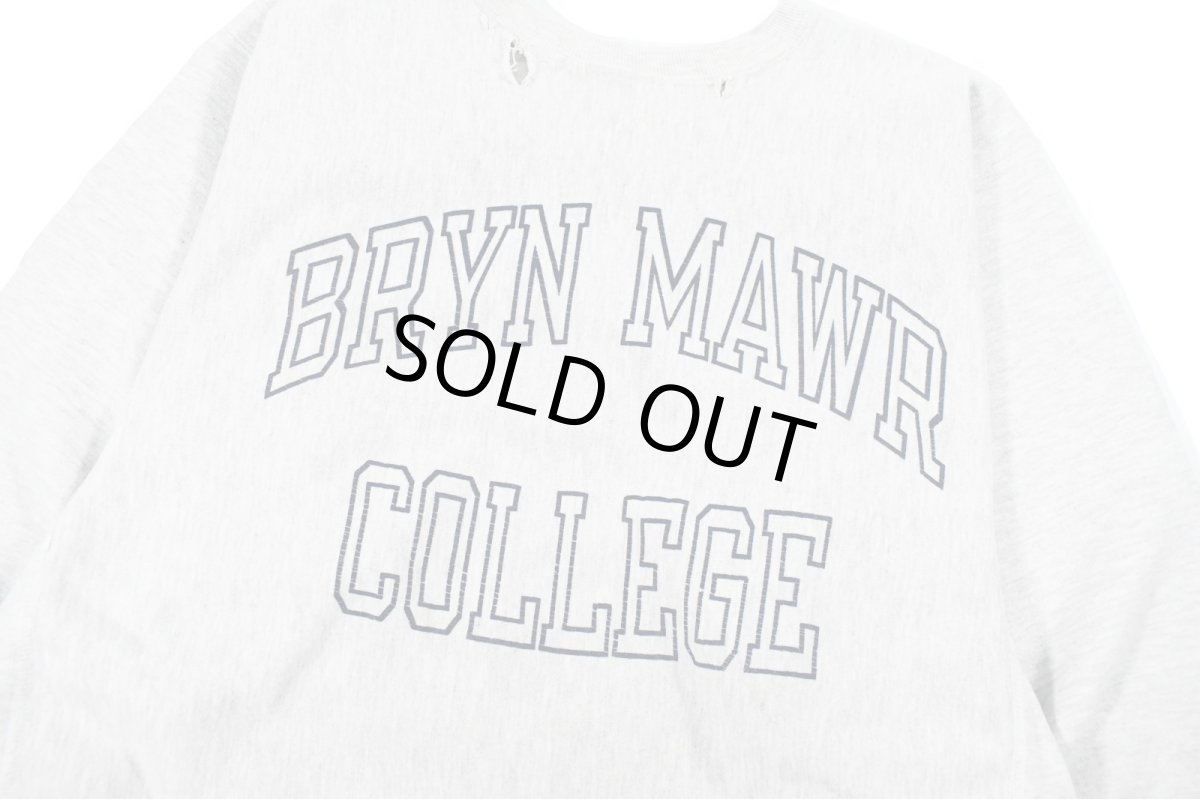画像2: 90s Used Champion Reverse Weave Sweat Shirt "Bryn Mawr College" (2)