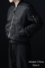画像8: Used Alpha MA-1 Flight Jacket Black (8)