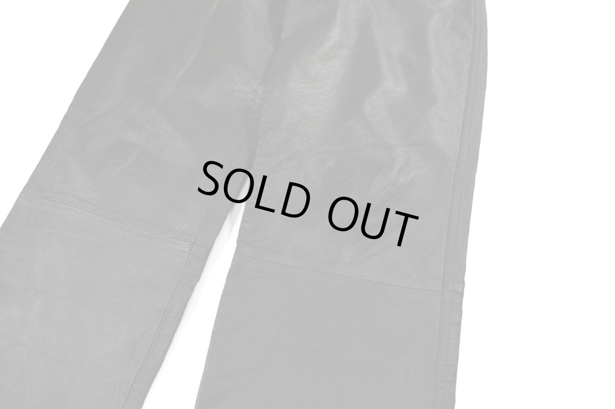 画像4: Used Wilda Leather Pants Black (4)