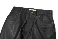 画像2: Used Wilda Leather Pants Black (2)