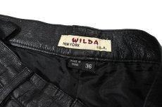 画像6: Used Wilda Leather Pants Black (6)