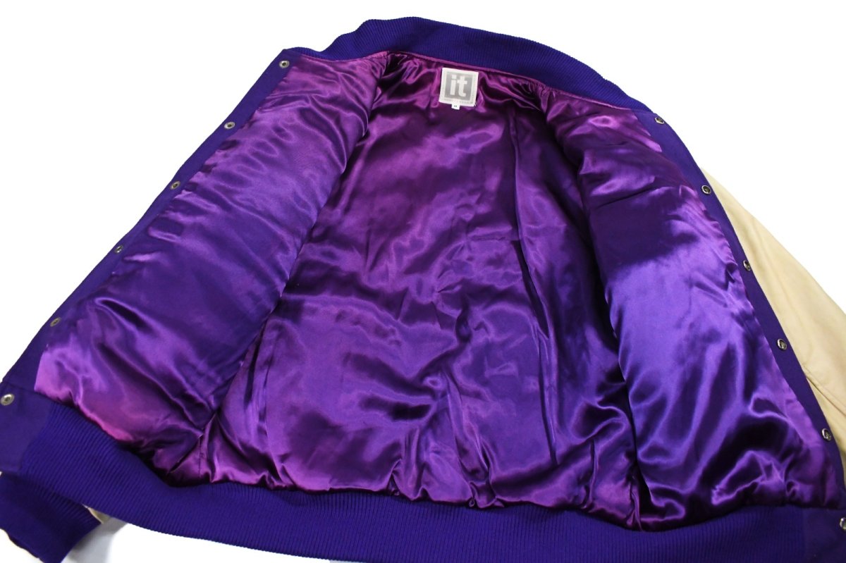 画像6: Used It Sportswear Melton/Leather Varsity Jacket (6)