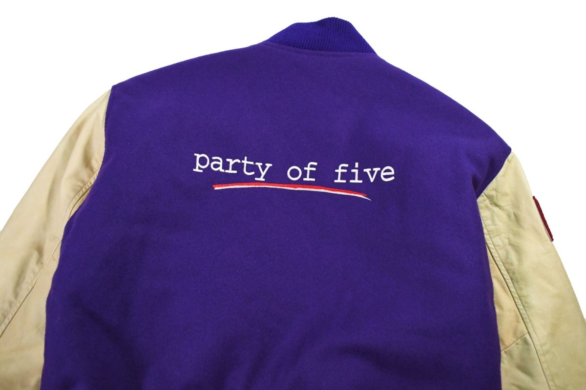 画像7: Used It Sportswear Melton/Leather Varsity Jacket (7)