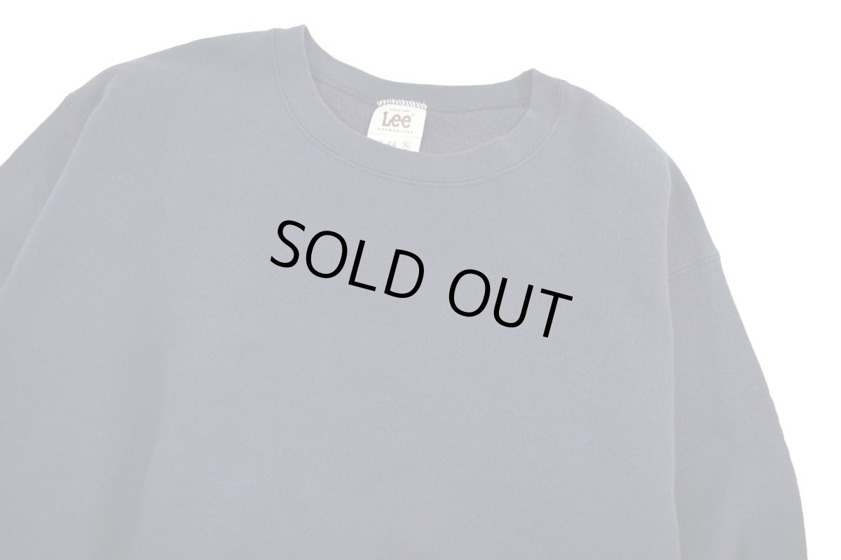 画像2: Used Lee Blank Sweat Shirt Navy made in USA (2)