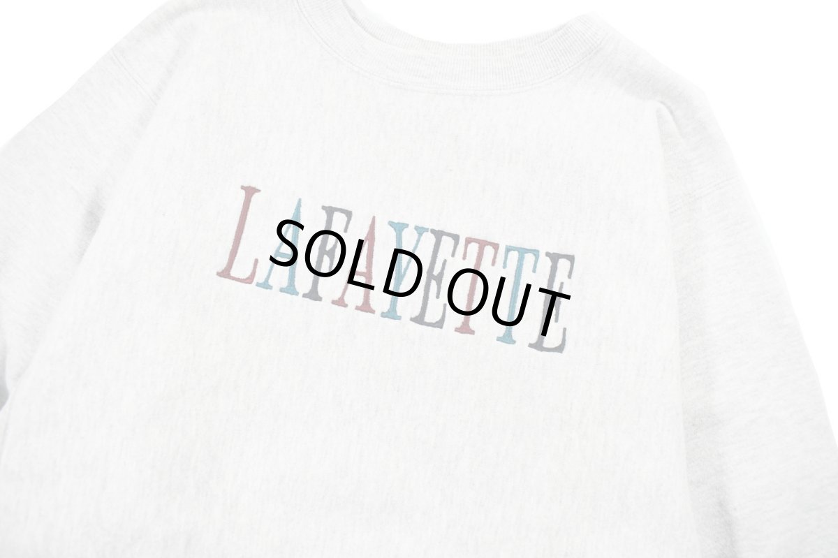 画像2: 90s Used Champion Reverse Weave Sweat Shirt "Lafayette" made in USA (2)