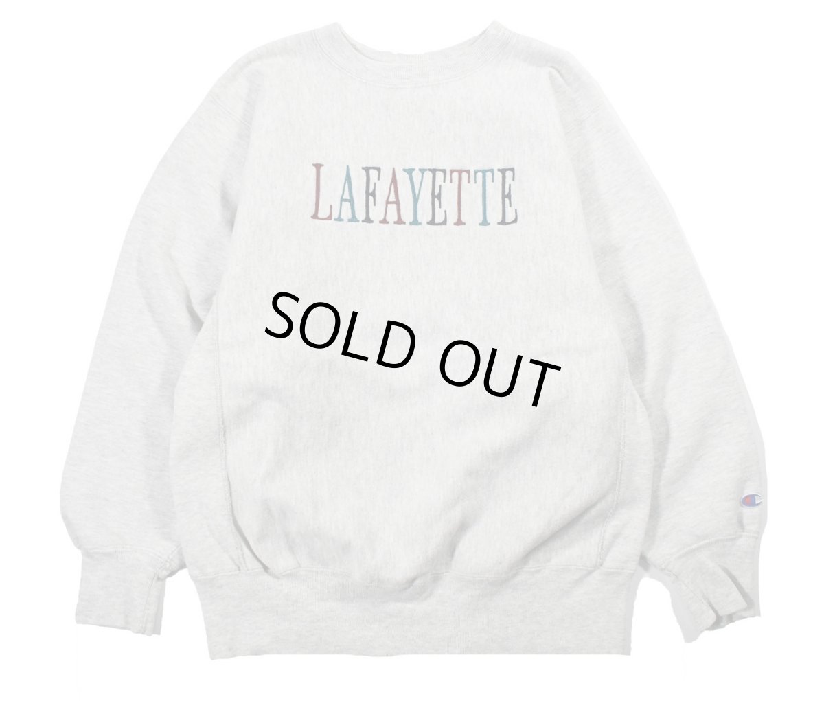 画像1: 90s Used Champion Reverse Weave Sweat Shirt "Lafayette" made in USA (1)