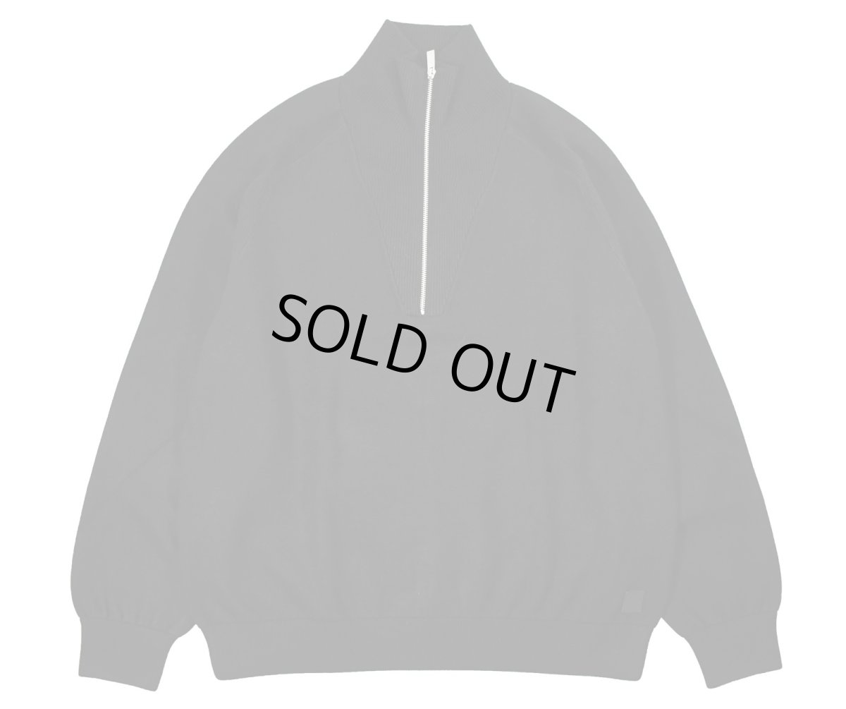 画像1: Calvin Klein Tech Knit Quarter Zip Sweater Black カルバンクライン (1)