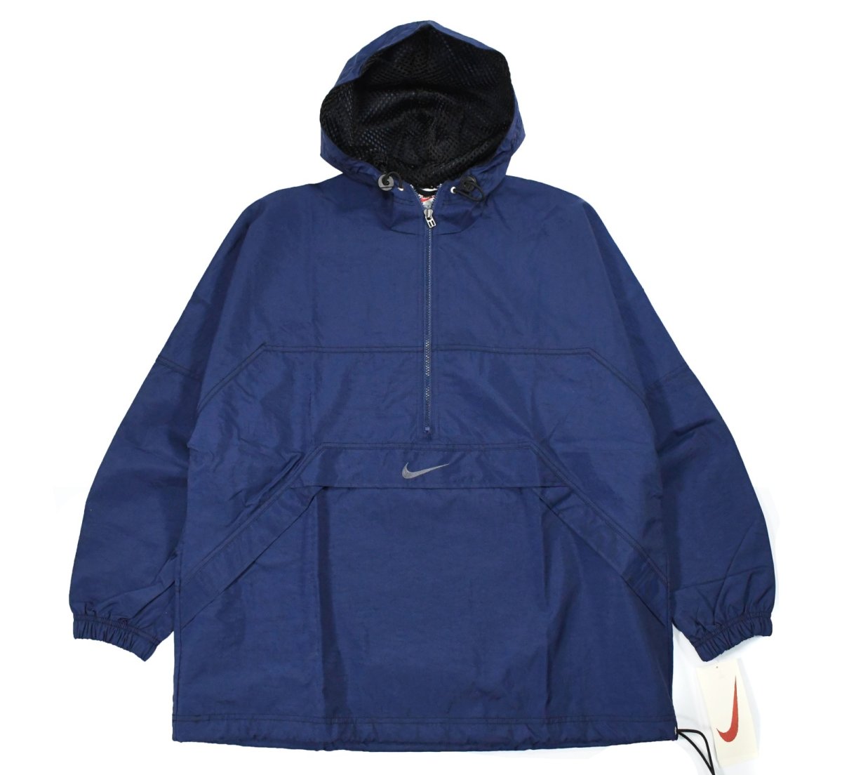 画像1: Deadstock Nike Nylon Anorak Jacket #122496 Navy (1)