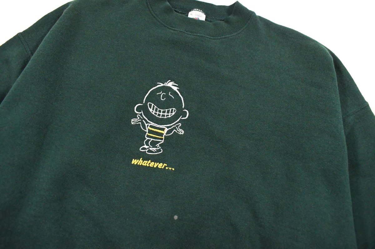 画像2: Used Fruit of the Loom Sweat Shirt "Whatever..." made in USA (2)