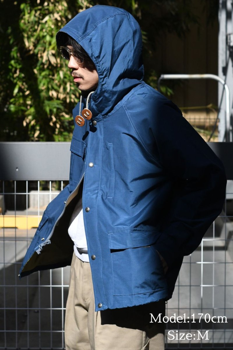 画像9: Deadstock Sierra Designs 60/40Cloth Short Parka Navy made in USA (9)