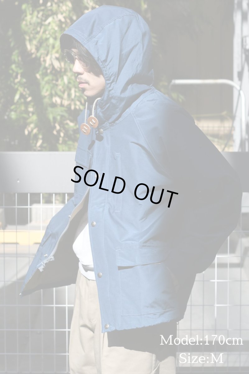 画像9: Deadstock Sierra Designs 60/40Cloth Short Parka Navy made in USA (9)