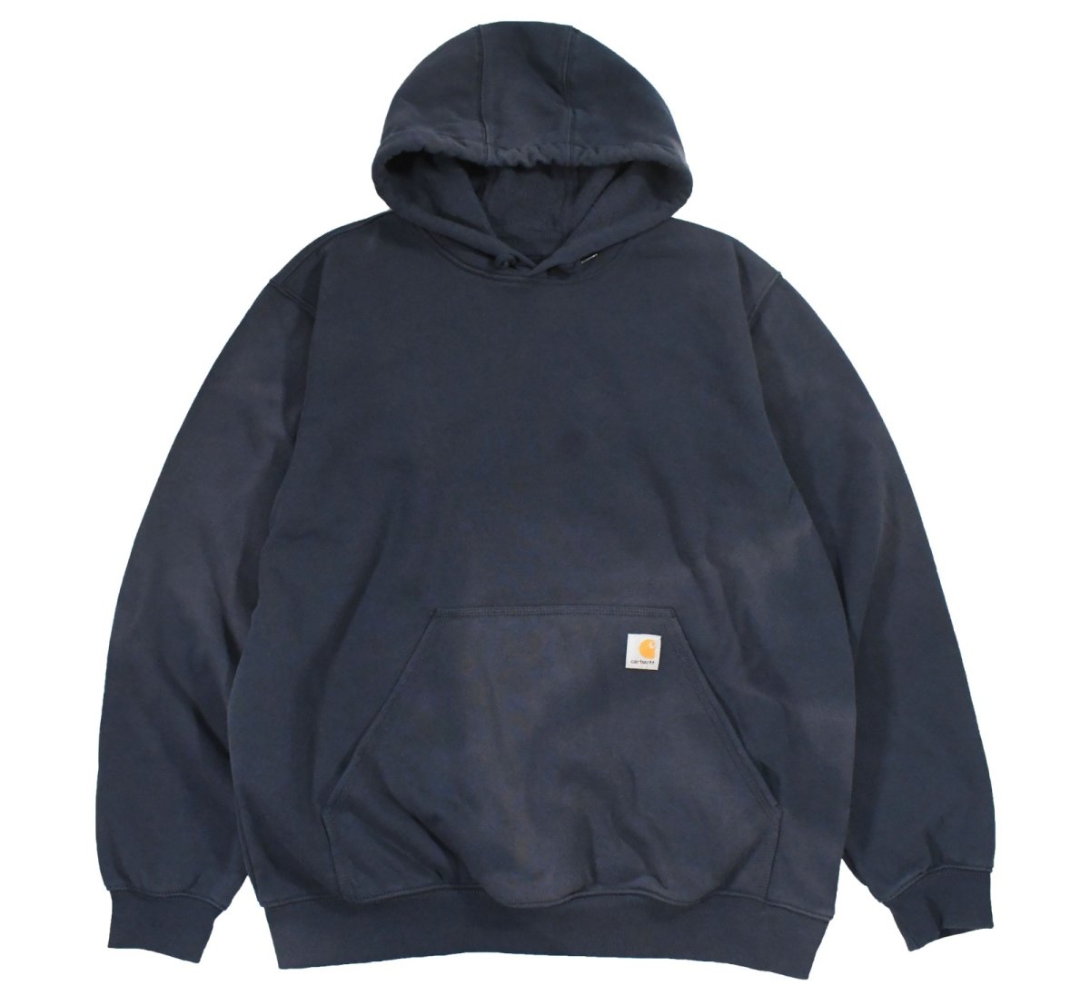 画像1: Used Carhartt Sweat Hoodie Fade Navy (1)