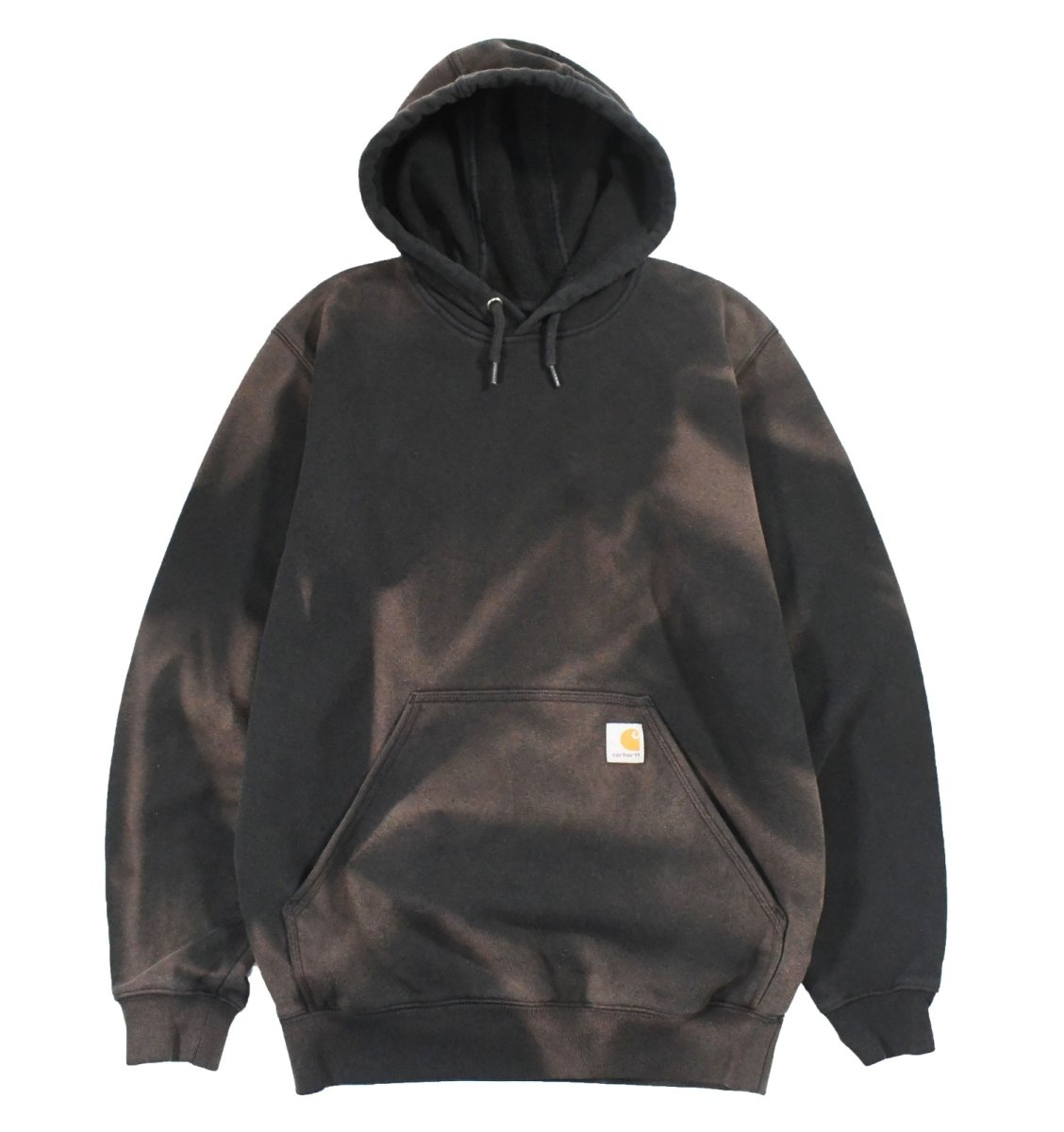 画像1: Used Carhartt Sweat Hoodie Fade Black (1)