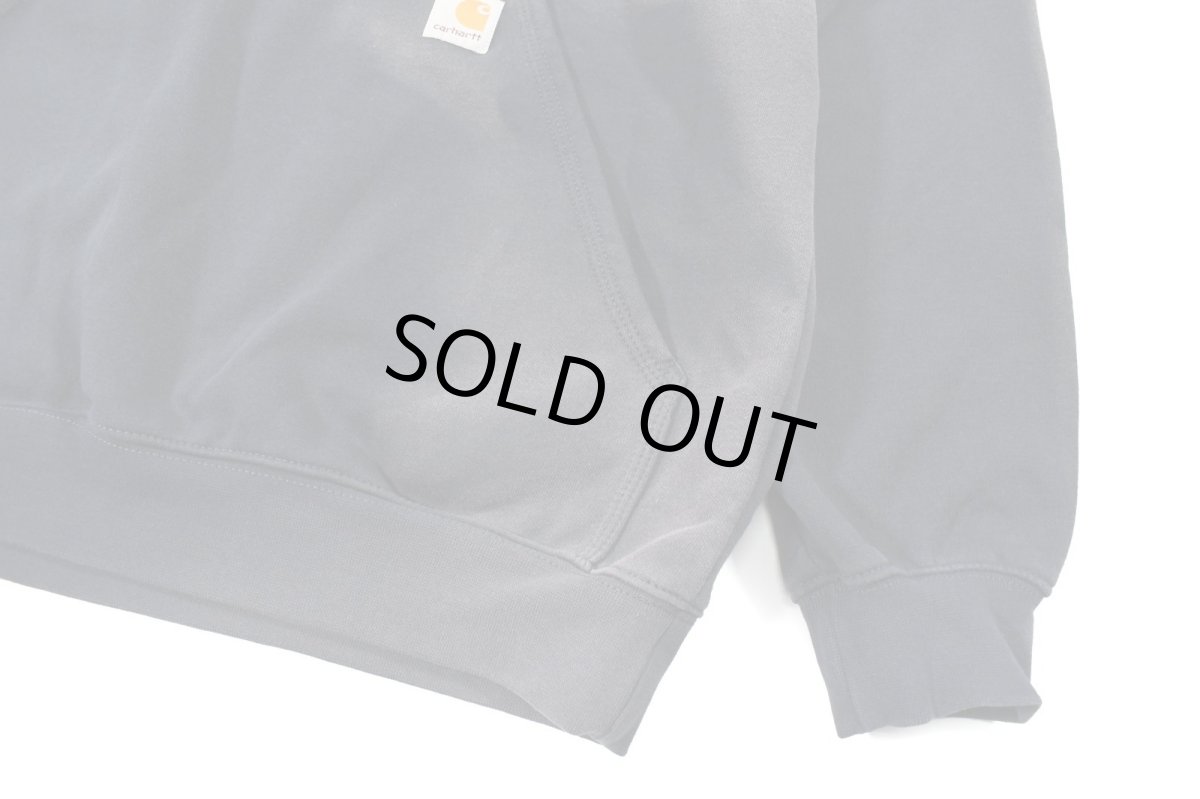 画像3: Used Carhartt Sweat Hoodie Fade Navy (3)