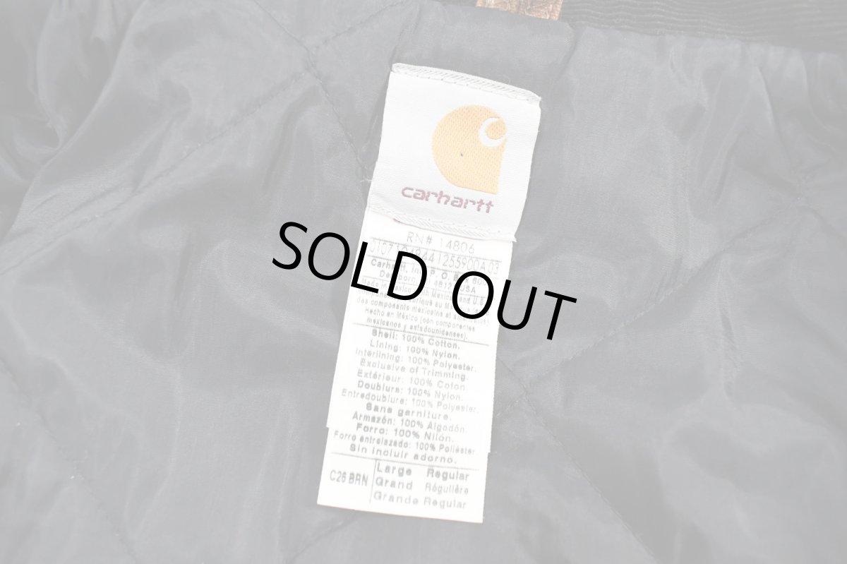 画像5: Used Carhartt Duck Insulated Traditional Coat Brown (5)
