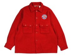画像1: Used Boy Scouts America Wool Shirt Jacket made in USA (1)