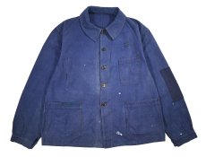 画像1: 40s Used L'elan French Work Twill Jacket (1)