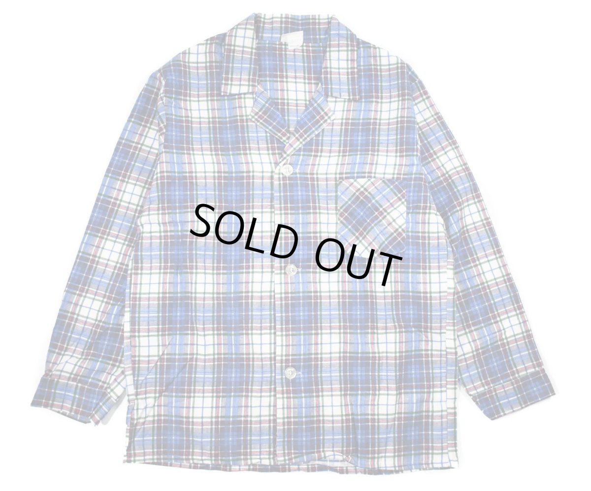 画像1: Deadstock Sears Flannel Sleeping Shirt (1)