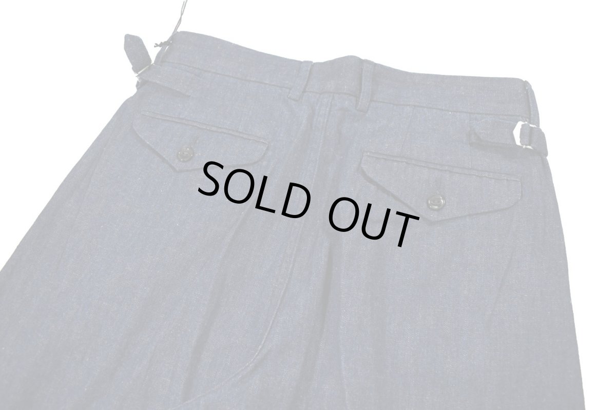 画像4: Fraizzoli Pleat Seamless Denim Slacks  (4)