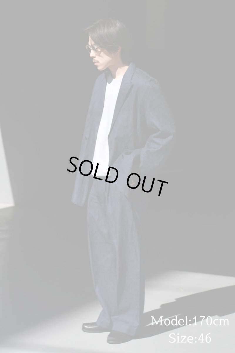 画像6: Fraizzoli Needles Double Breasted Denim Jacket (6)