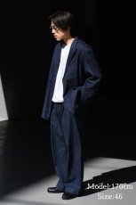 画像7: Fraizzoli Pleat Seamless Denim Slacks  (7)
