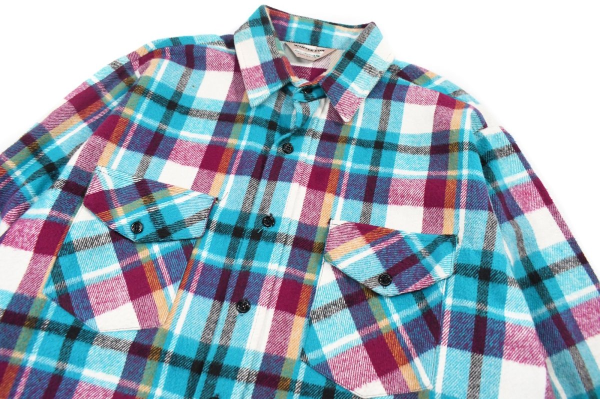 画像2: Deadstock Winter Run Flannel Shirt made in USA (2)