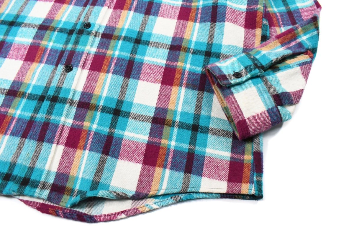 画像3: Deadstock Winter Run Flannel Shirt made in USA (3)